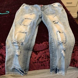 Plus size jeans